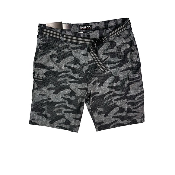 Iron Co. Other - NWT - Iron & Co. Hybrid Camo Stretch‎ Performance Cargo Shorts Men's Size 40